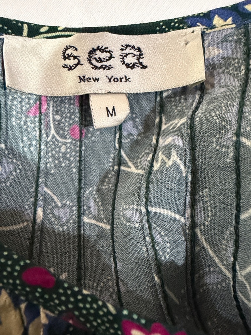 Sea New York Floral Maxi Robina Dress ~ M - Picture 12 of 15